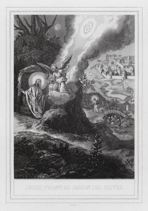 Jesus betet im Garten Gethsemane (Gravur) von European School