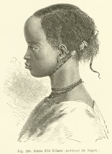 Junges Mädchen aus Fellane, Umgebung von Segon (Stich) von European School