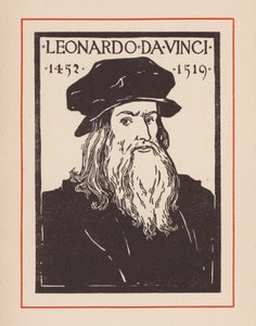 Leonardo da Vinci, italienischer Renaissance-Universalgelehrter von European School