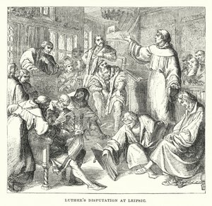 Luthers Disputation in Leipzig von European School