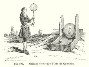 Elektrische Maschine von Otto von Guericke