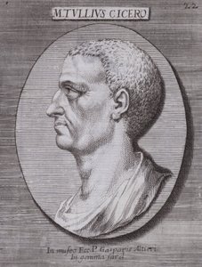 Marcus Tullius Cicero, römischer Philosoph, Politiker, Gelehrter und Redner