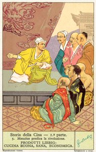 Mencius predigt die Revolution von European School