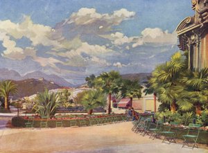 Menton, Der Musikpavillon und der Neue Garten von European School