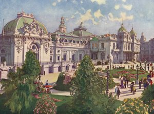 Monte-Carlo, Die Fassade des Casinos von European School