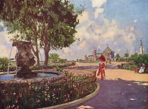 Nizza, La Jetée, das Denkmal und der Phökaierbrunnen von European School
