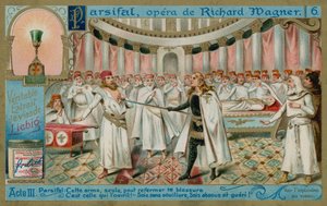 Parsifal heilt Amfortas mit dem Heiligen Speer
