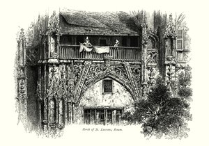 Vorhalle von St. Laurens, Rouen von European School