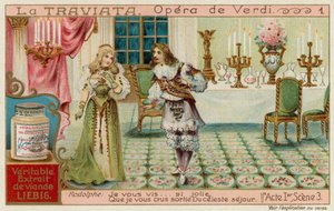 Rodolphe erklärt Violetta seine Liebe von European School