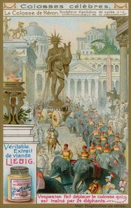 Der Koloss von Nero, vom Bildhauer Zenodore, 66 n. Chr. von European School