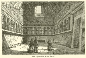 Das Tepidarium in den Bädern von European School