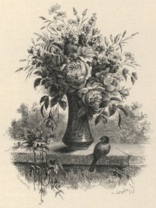Blumenvase (Gravur)
