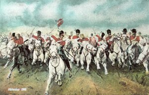 Waterloo 1815, Schottische Kavallerie-Angriff von European School