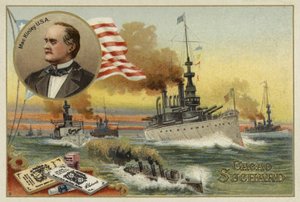 William McKinley, Präsident der Vereinigten Staaten, Spanisch-Amerikanischer Krieg, 1898