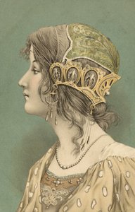 Frau mit Haube von European School