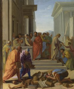 Der heilige Paulus predigt in Ephesus, 1649