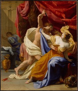 Die Vergewaltigung von Tamar, ca. 1640 von Eustache Le Sueur