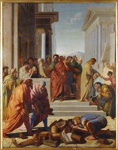 Die Predigt des Heiligen Paulus in Ephesus von Eustache Le Sueur