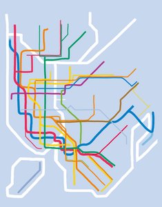 New Yorker U-Bahn, 2025 von Evan Sklar