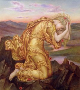 Demeter trauert um Persephone, 1906 von Evelyn De Morgan