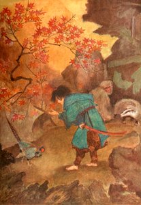 Momotaro und der Fasan, 1912 von Evelyn Paul