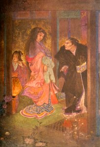 Shinzaburo erkannte Tsuyu und ihre Magd Yoné von Evelyn Paul