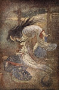 Yuki-Onna, Die Dame des Schnees, Illustration aus 