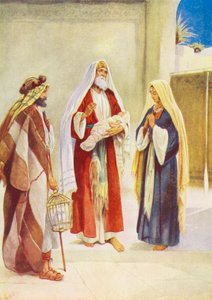 Das Jesuskind wird zum Tempel gebracht