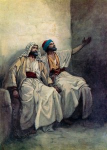 Paulus und Silas freudig im Gefängnis