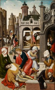 Szene aus dem Leben des Heiligen Rochus, 1517