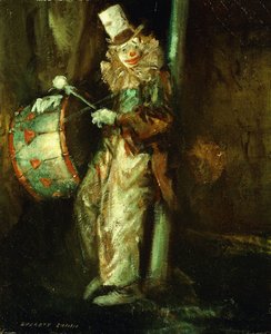 Clown mit Trommel