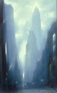 New York bei Nacht von Everett Shinn