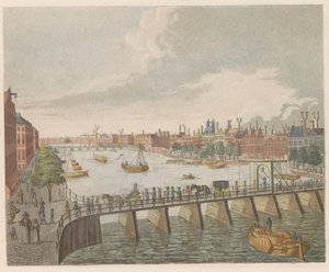 Ansicht der Binnen-Amstel, ca. 1810-1813 von Evert Maaskamp