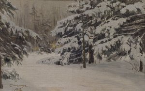 Winter auf den Inseln von Sankt Petersburg, 1912