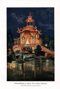 Der Palais Lumineux Leuchtender Palast, Pariser Weltausstellung, 1900