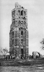 Turm der Vierzig Märtyrer, Ramla, Palästina von Ewing Galloway