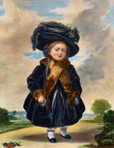 Königin Victoria im Alter von vier Jahren von Eyre and Spottiswoode