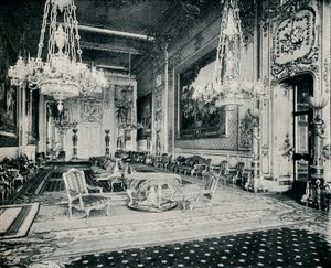Der große Empfangsraum, Windsor Castle, ca. 1899, 1901 von Eyre and Spottiswoode