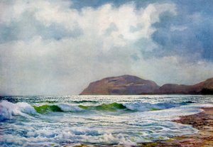 Ein stürmischer Tag in der Nähe von Llandudno, Wales, 1924-1926