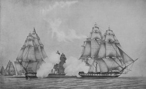 Die Flucht der Belvedera, ca. 1813 von F. Edwards