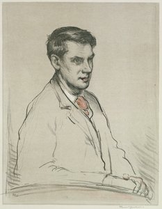 Porträt von Alfred Orage von F. Ernest Jackson