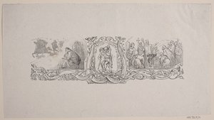 Der heilige Bischof Jon und Sæmund Frode von F. Hendriksen
