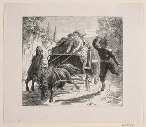 Illustration zu Bjørnstjerne Bjørnson "Eine Skizze aus Italien"