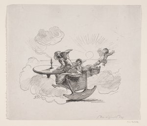 Illustration zu Grundtvig: "Der gesegnete Tag" von F. Hendriksen