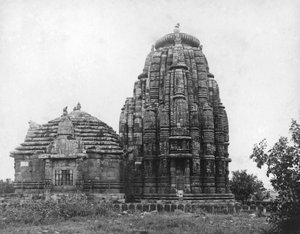 Lingaraj-Tempel, Bhubaneswar, Orissa, Indien, 1905-1906