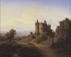 Schloss Bürresheim am Eifelfluss