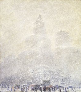Ewiges Licht, Madison Square, Winter von F. Usher de Voll