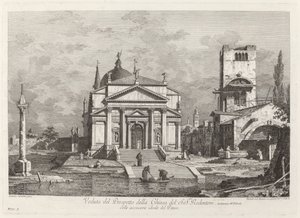Ansicht der Fassade der Kirche des Heiligen Erlösers
