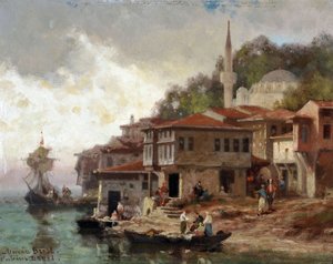 Konstantinopel, Ufer des Bosporus, Asienküste von Fabius Brest