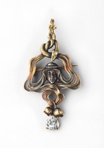 Anhänger-Brosche, zwischen 1899 und 1908